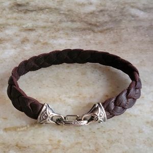 Williams Henry men's leather bracelet
